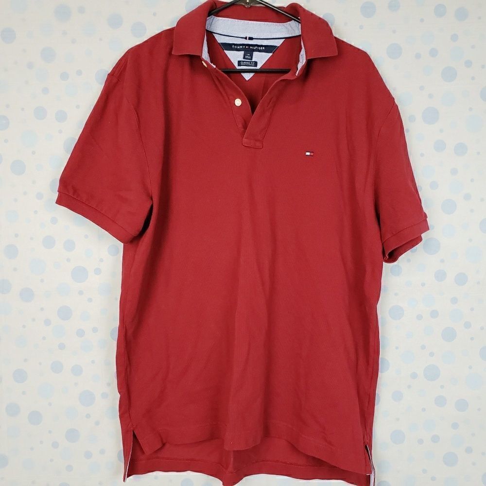 Tommy Hilfiger polo shirt red